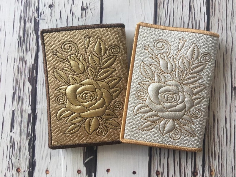 Machine embroidery designs Passport cover with letter In the Etsy