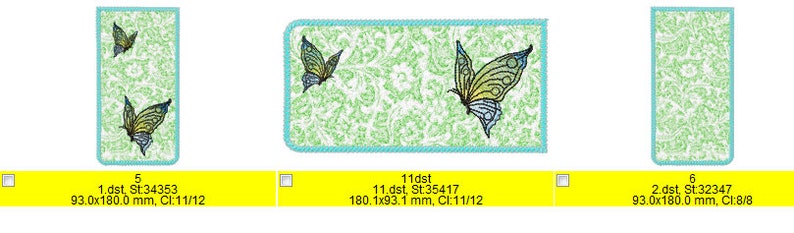 Machine embroidery designs eyeglass case in the hoop  etsy