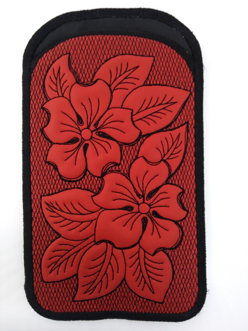 Phone case embroidery designs In the Hoop Iphone case Flower Etsy