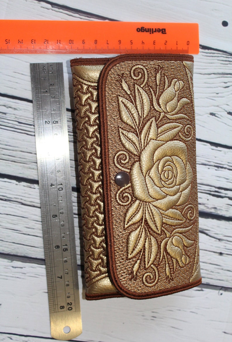 Wallet embroidery designs. In the Hoop purse phone case Etsy