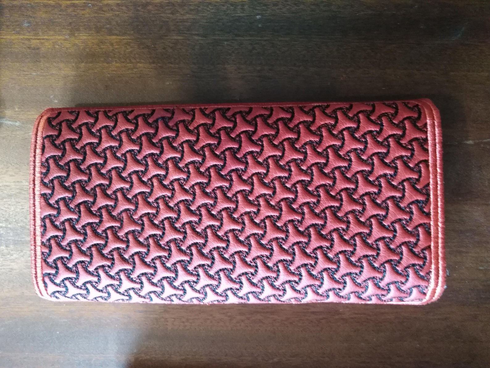 5x7 Wallet embroidery designs. In the Hoop purse Clutch Etsy