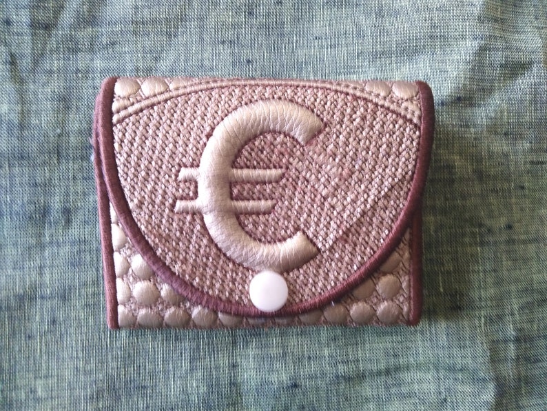 Wallet Machine embroidery designs. In the Hoop purse euro Etsy