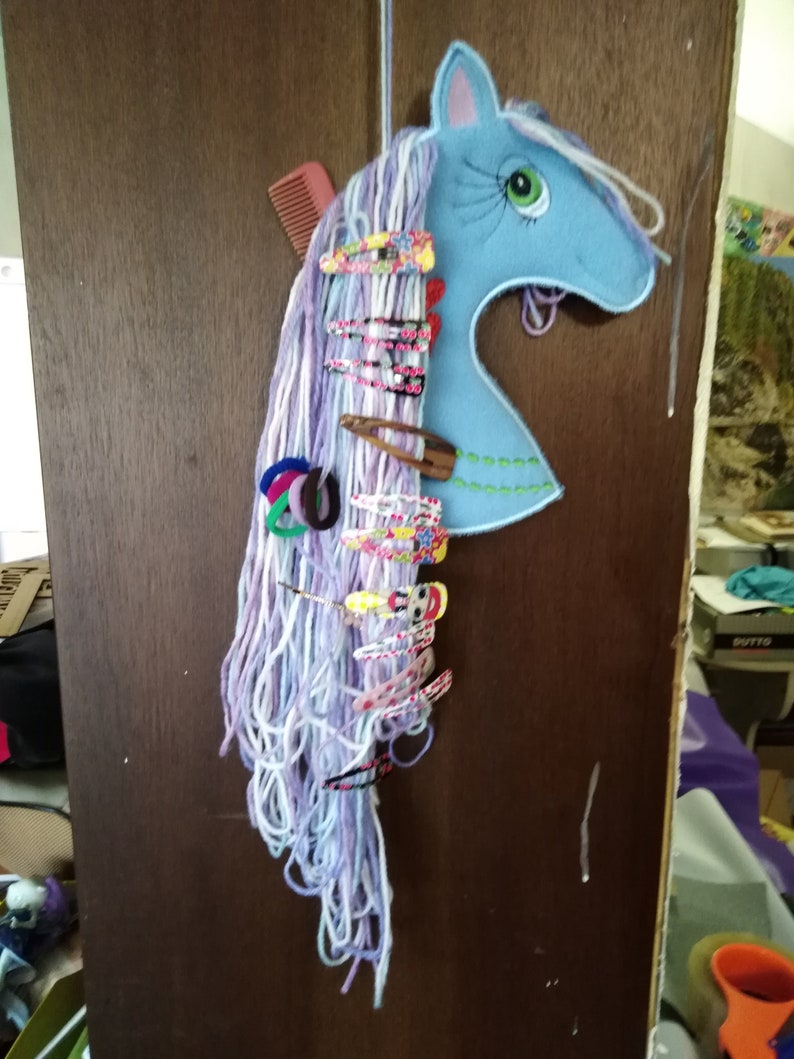 Machine embroidery designs In the Hoop Hair clip organizer Etsy