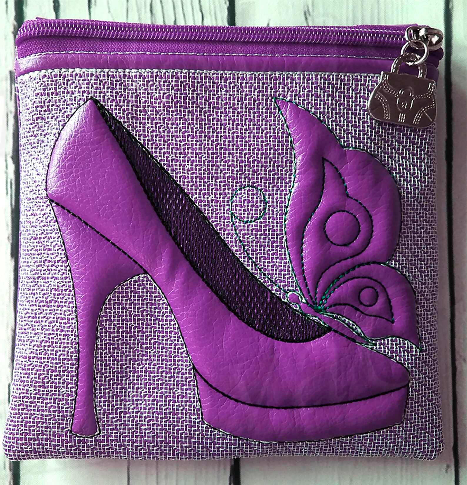 Embroidery designscosmetic bag butterfly zippered bag travel  etsy Embroidery designscosmetic bag butterfly zippered bag travel  etsy