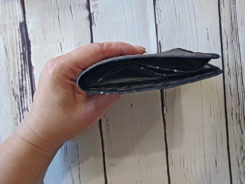 Embroidery design billfold ith purse paw wallet for banknotes  etsy Embroidery design billfold ith purse paw wallet for banknotes  etsy