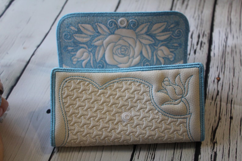 Wallet Machine embroidery designs. In the Hoop purse phone Etsy