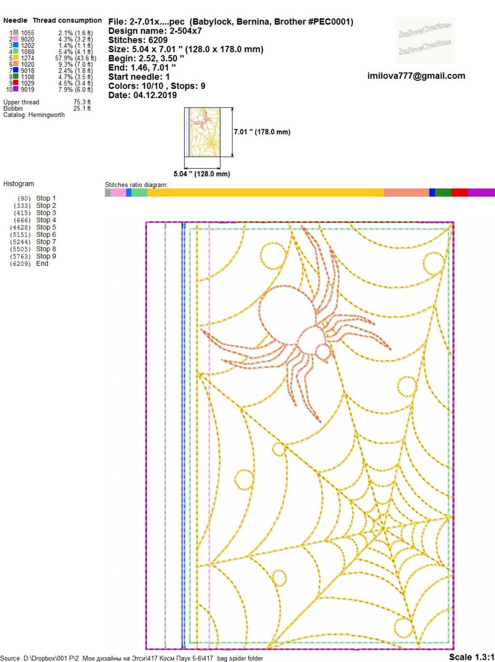 Cosmetic Bag Spider Embroidery Cosmetic Bag Spider Embroidery