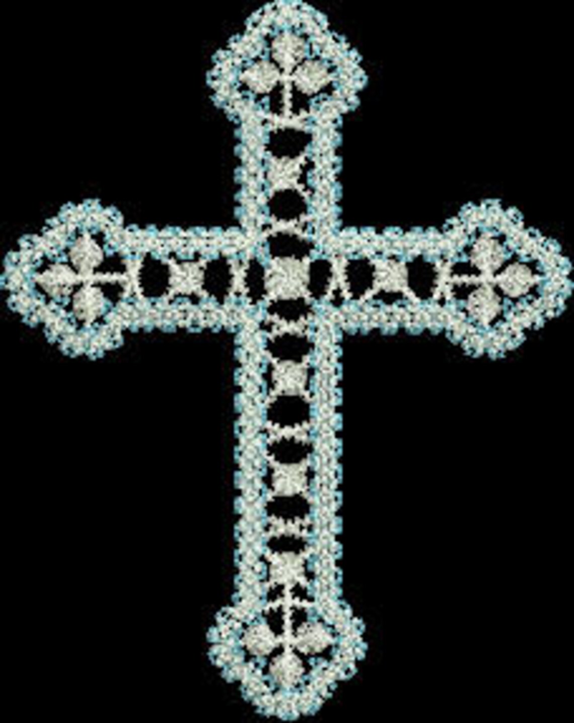 Machine embroidery designs. Christian Cross embroidery design. Etsy
