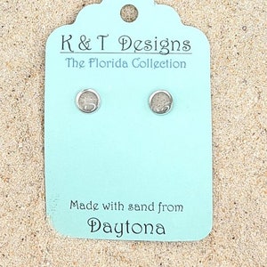 Daytona Sand Earrings - Florida Beach Sand Jewelry