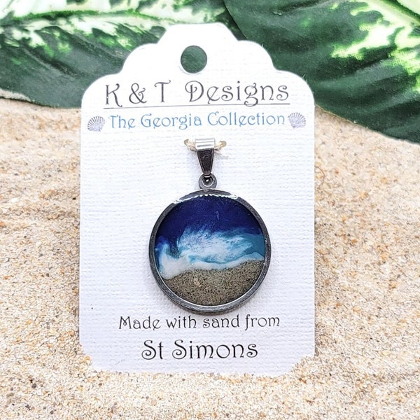 St Simons Shoreline Jewelry - Georgia Beach Sand