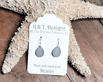 Destin Beach Sand Earrings - Florida Jewelry