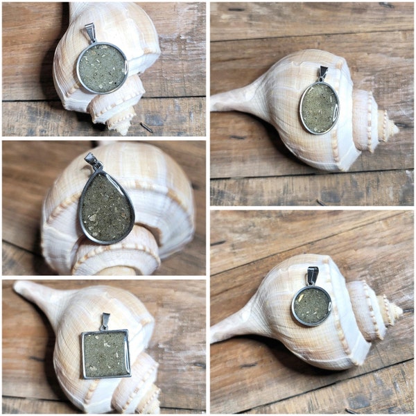 St Simons Beach Sand Pendants / Necklace - Georgia Jewelry