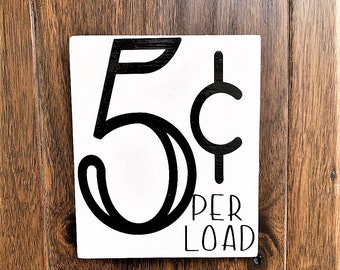 Laundry 5 Cents Etsy