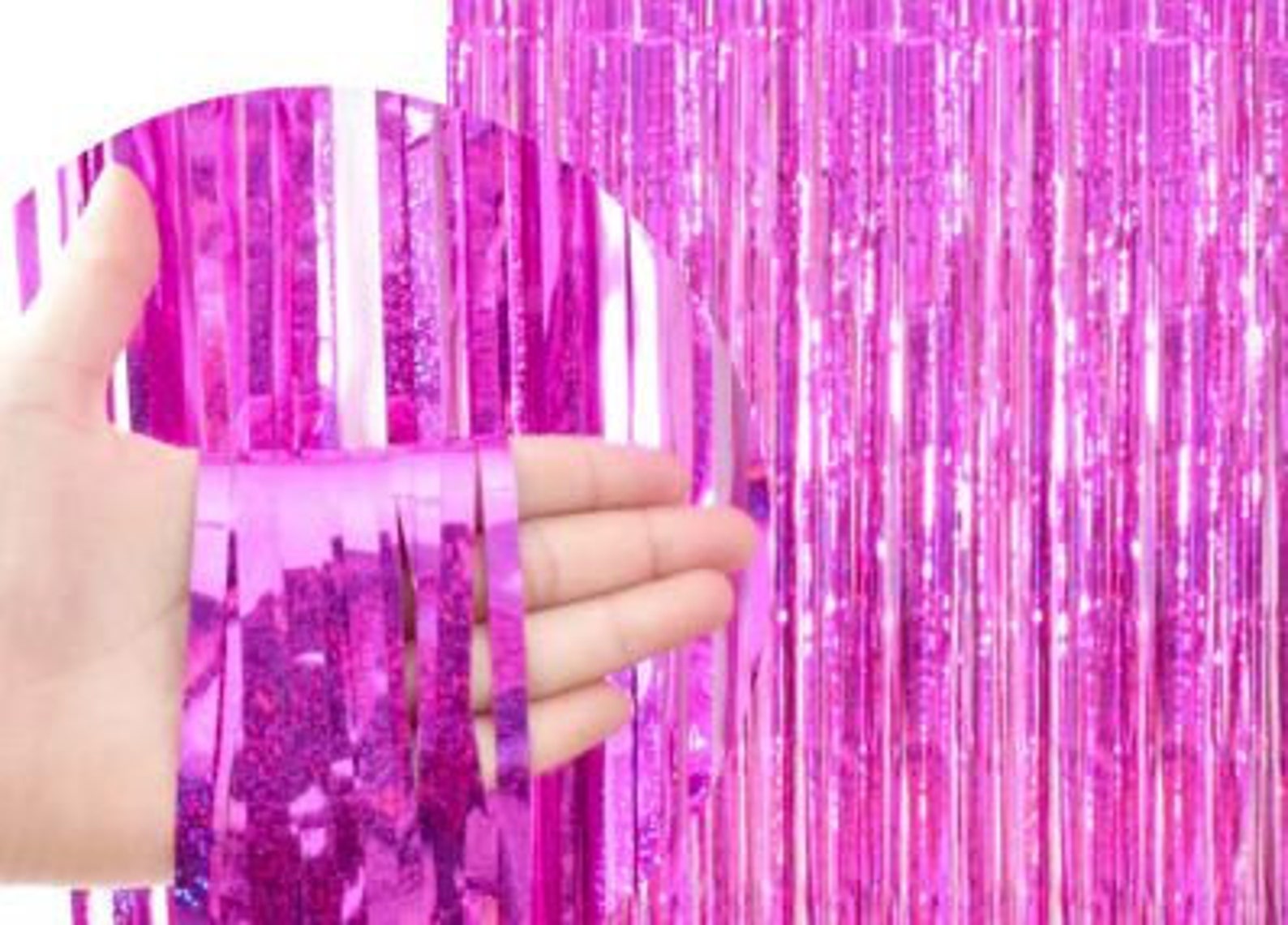 Tinsel Backdrop Tinsel Foil Backdrop Rose Gold Backdrop Etsy