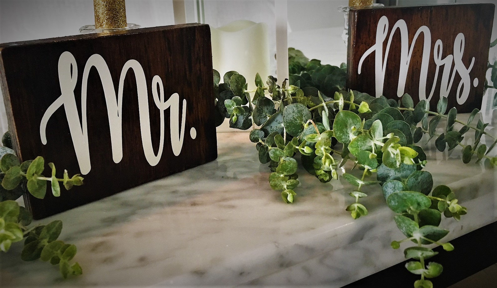 Mr. and Mrs. Wedding Sign Mr. and Mrs. Wood Signs Rustic | Etsy