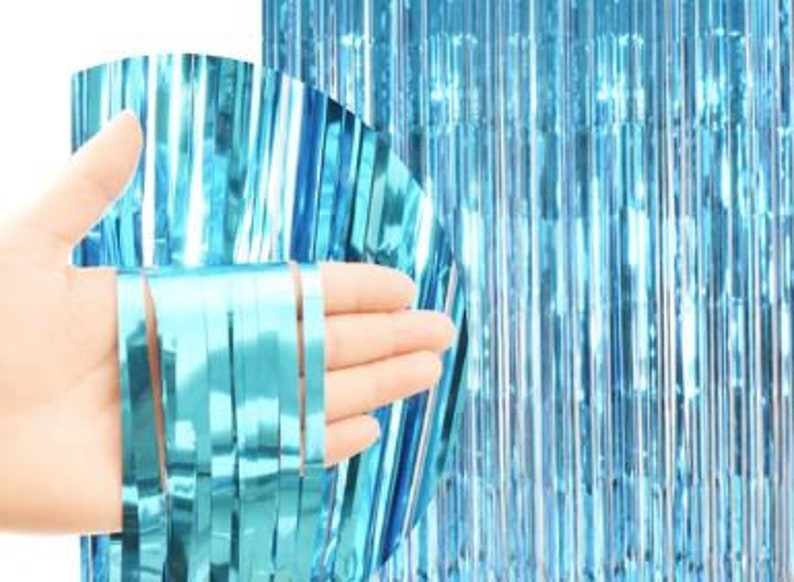 Tinsel Backdrop Tinsel Foil Backdrop Rose Gold Backdrop Etsy