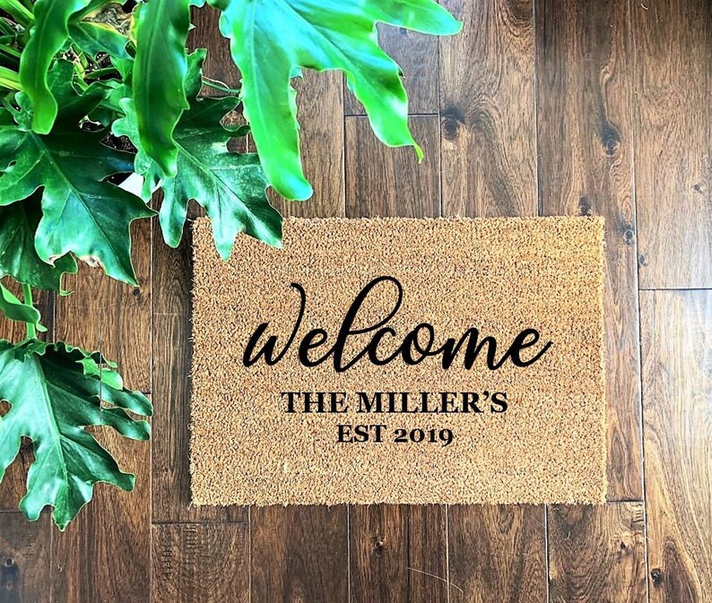 Doormat Custom Door Mat Hide Packages Doormat Etsy