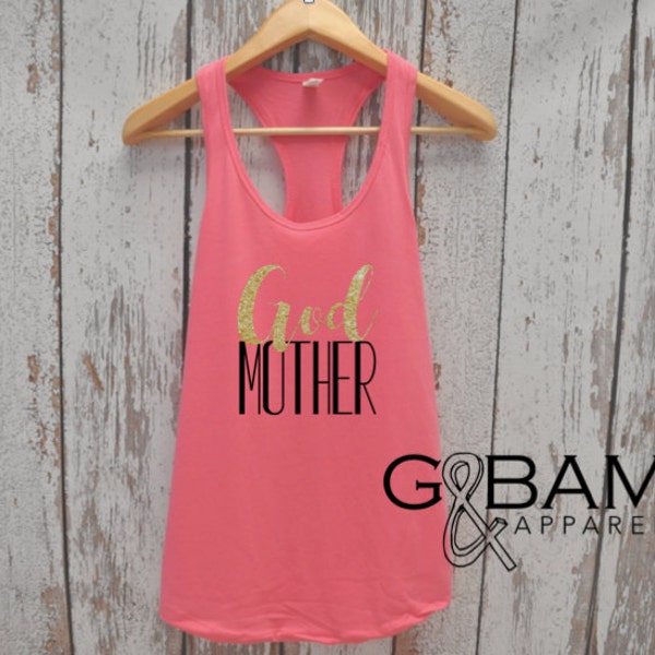 God Mother Tank top / will you be my godmother / Godmother gift / Godmother shirt / Godmother Tank