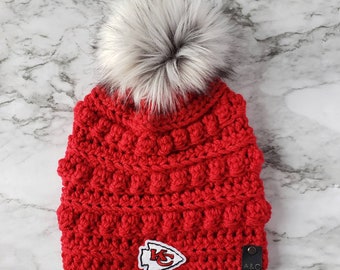 Red Kansas City Chiefs Beanie Kansas 