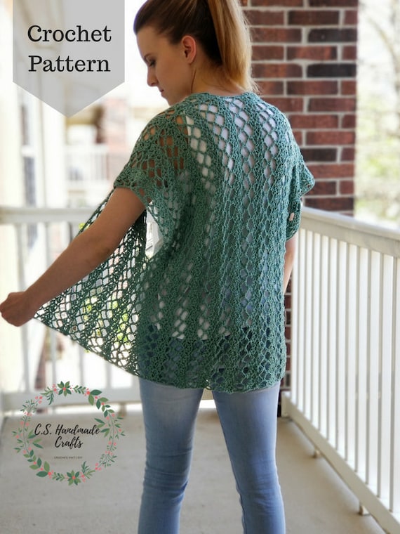 crochet summer sweater