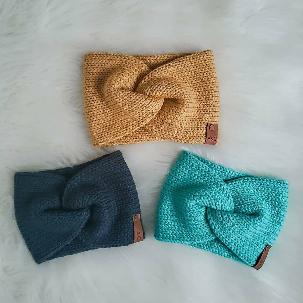 Handmade Knit Headband Set – Msmandilynn Collab Handmade Knit Headband Set – Msmandilynn Collab main image 3