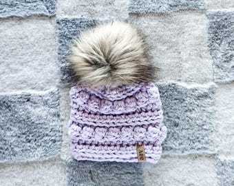 Handmade Crochet Baby Girl Hat (0-3 Months)