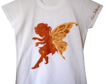 T-shirt "Petit Ange" pour fille 3-4 ans