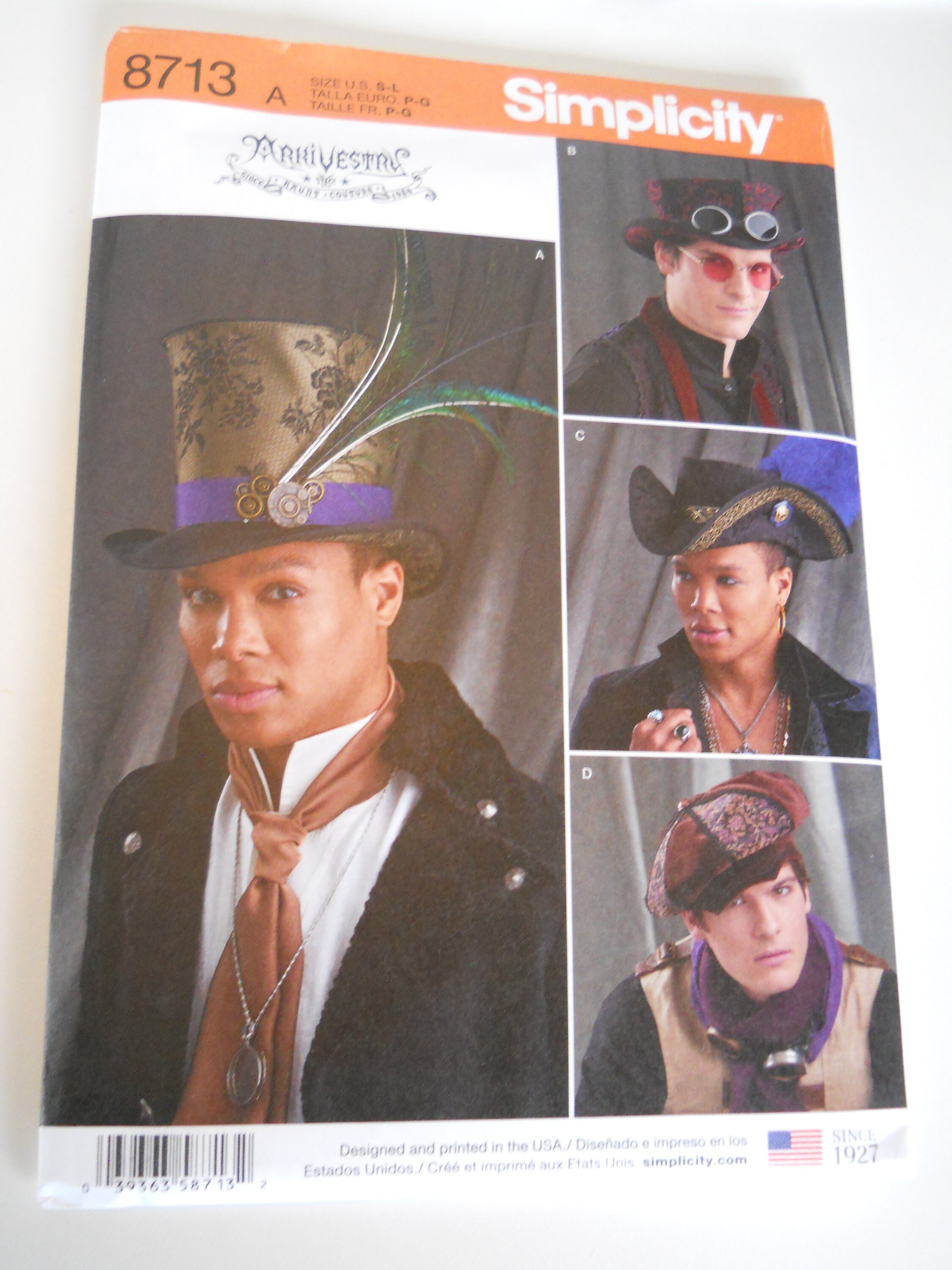 Arkivestry Couture blk velvet and red brocade hat Wide Brim Velvet Hat with Deep Red Satin Band and Bow | The  main image 2