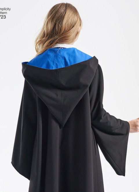 Harry Potter Hogwarts Robes Simplicity 8723 A (child XS-L and Adult XS ...