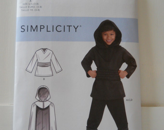 2020 Unisex Child's Ninja Fantasy Simplicity S9162 A (3 - 8) Sewing ...
