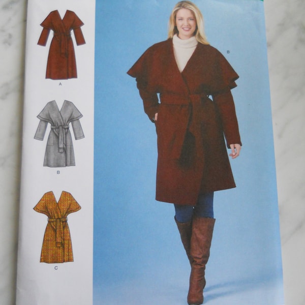 Wrap Coat Pattern - Etsy