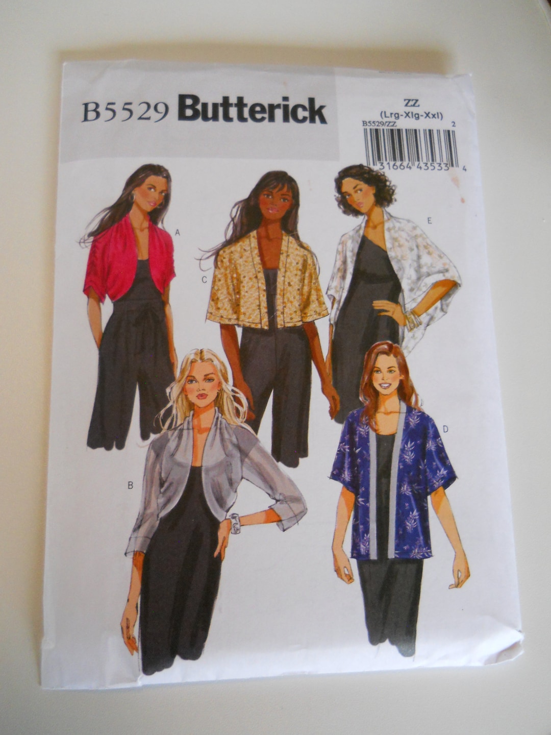 Cartamodello Butterick B5529 - Giacca Donna Taglie L-XXL (42-52) - Foto 14