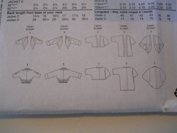 Athletic Wear Mccall's M8368 A XS-XL New Sewing Pattern, Crop Top