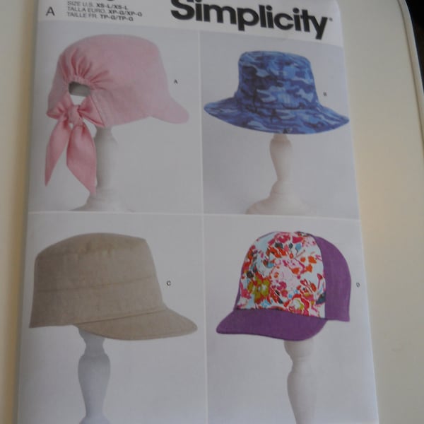 Simplicity Bucket Hat Sewing Pattern Etsy
