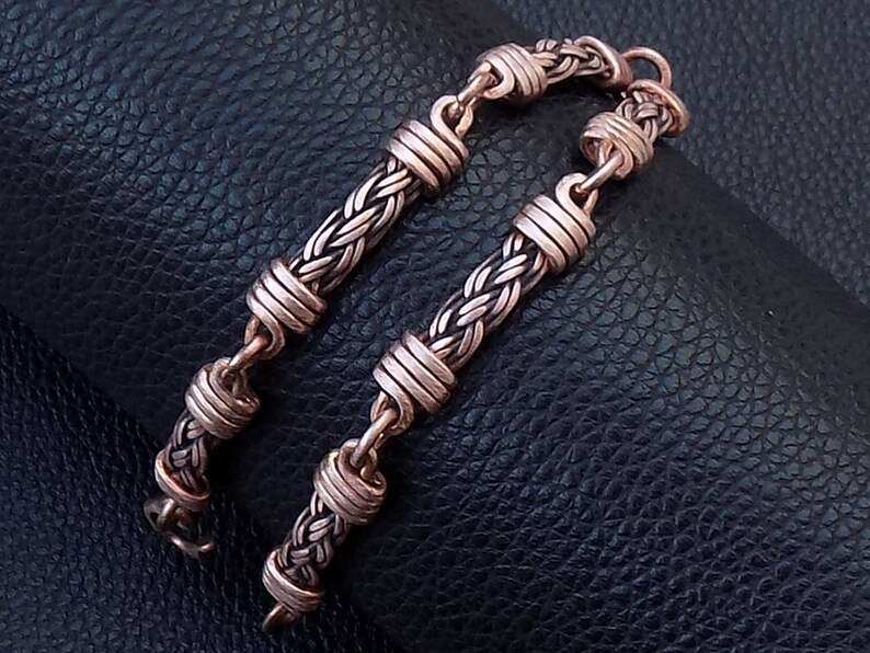PDF Files Instant Download , Braided Chain Links Bracelet Tutorial With ...
