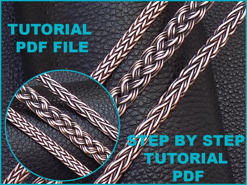 PDF Files Instant Download Wire Braiding Techniques Tutorials Etsy