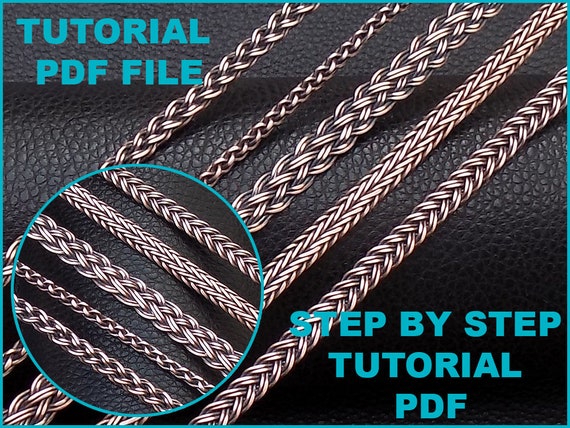 PDF Files Instant Download Braiding With Wire Pattern 