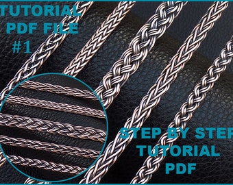 Archivos PDF Descarga instantánea tutoriales de técnicas de trenzado de alambre cómo hacer una lección, tutorial de trenzado con patrón de alambre libro en pdf / No: 1-5