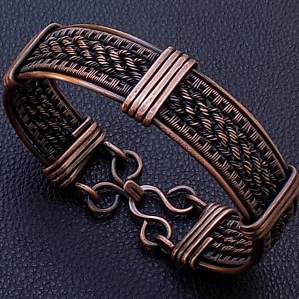 Copper Wire Bracelet Etsy