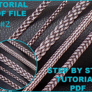 PDF Files Instant Download, braiding with wire pattern tutorial pdf book, wire braiding techniques tutorials how to make lesson | No : 6-10