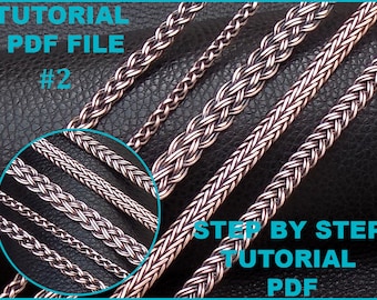PDF Files Instant Download , wire braiding techniques tutorials , pattern DIY book | No : 6-10