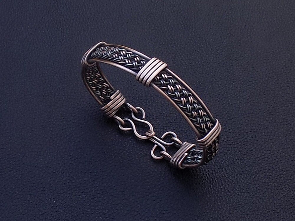 18K Gold Wire Wrapped Cuff Bracelet with Diamonds 2.00ctw