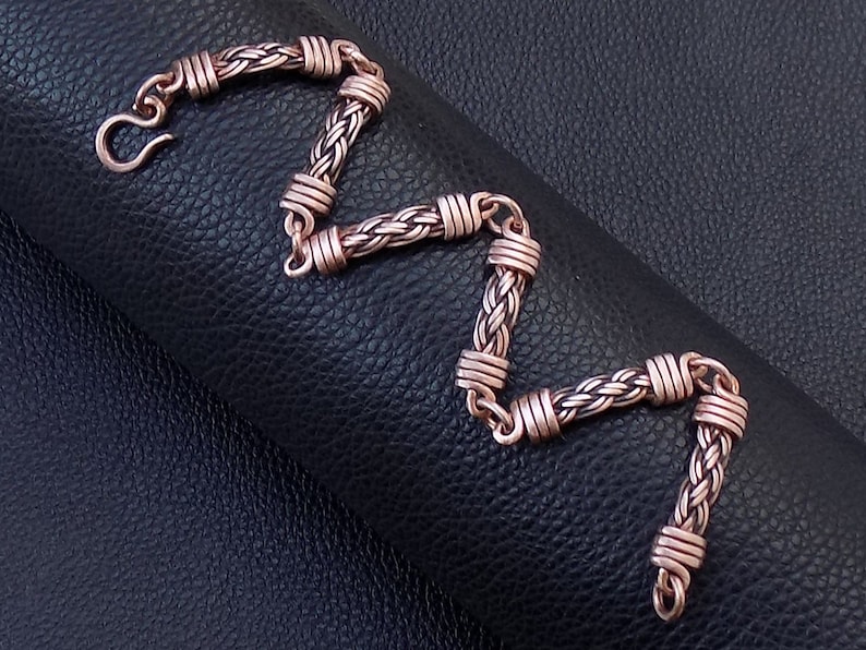 PDF Files Instant Download , Braided Chain Links Bracelet Tutorial With ...