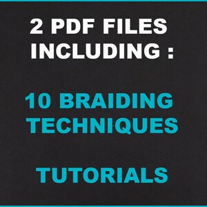 Fichiers PDF Téléchargement instantané, tressage avec livre de pdf de tutoriel de modèle de fil, techniques de tressage de fil comment faire la leçon Non : 41-45 51-55 image 2