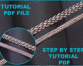 Pdf-bestanden direct downloaden, zelfstudies draadvlechttechnieken, doe-het-zelf patroonboek | Nr: 9 + 10