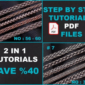 PDF Files Instant Download wire braiding techniques tutorials, braiding with wire pattern tutorial PDF books | No : 31-35 + 56-60