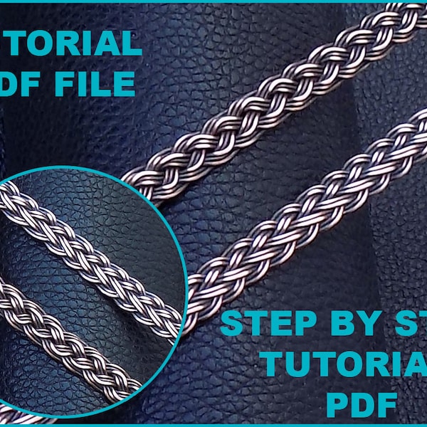 PDF Files Instant Download wire braiding techniques tutorials how to make lesson, braiding with wire pattern tutorial pdf | NO : 5 + 10