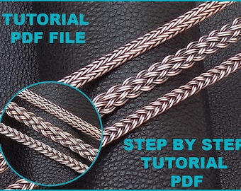 PDF Files Instant Download , wire braiding techniques tutorials , pattern DIY book | NO : 8-9-10