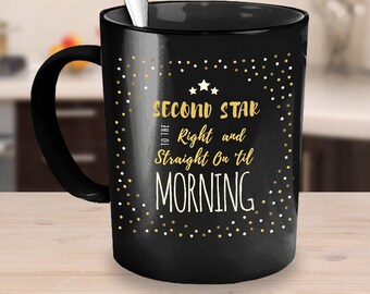 Peter Pan Mug, Gifts for Readers, Literary Gift, Bookworm for her, Bookish, Unique Coffee Mug, Book Nerd, Book Lovers, Inspirational Mugs