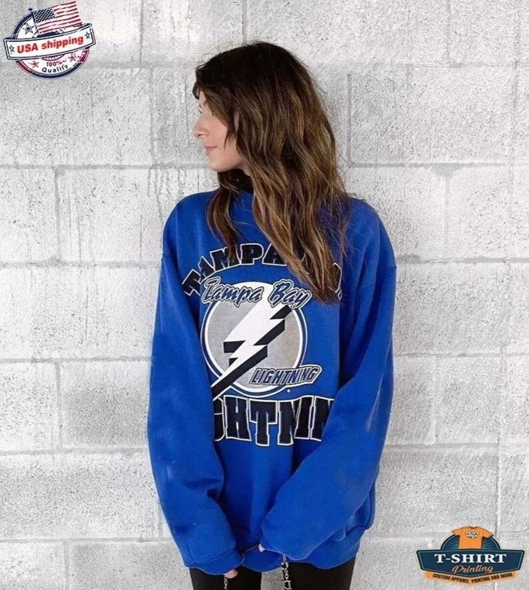 Tampa Bay Lightning Sweatshirt, Lightning Tee, Hockey Sweatshirt